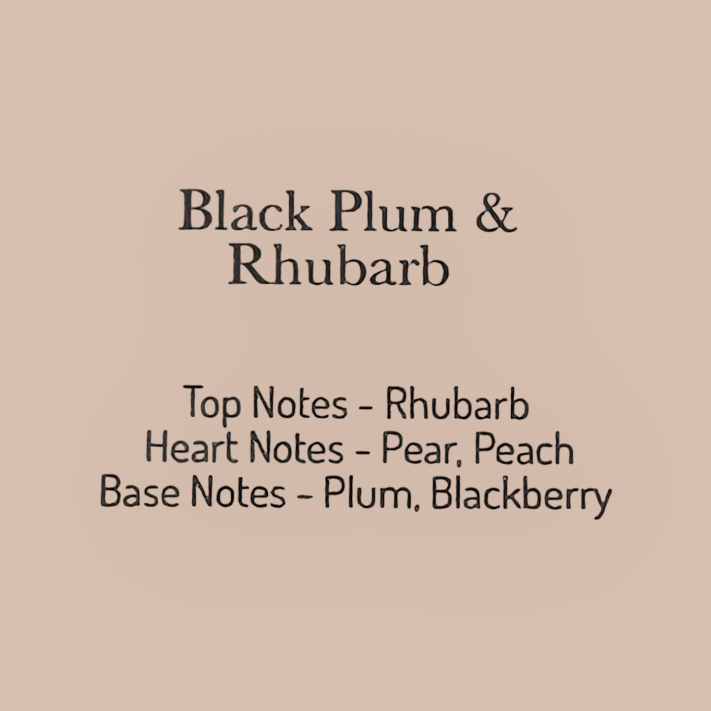 Black Plum & Rhubarb Candle 220g