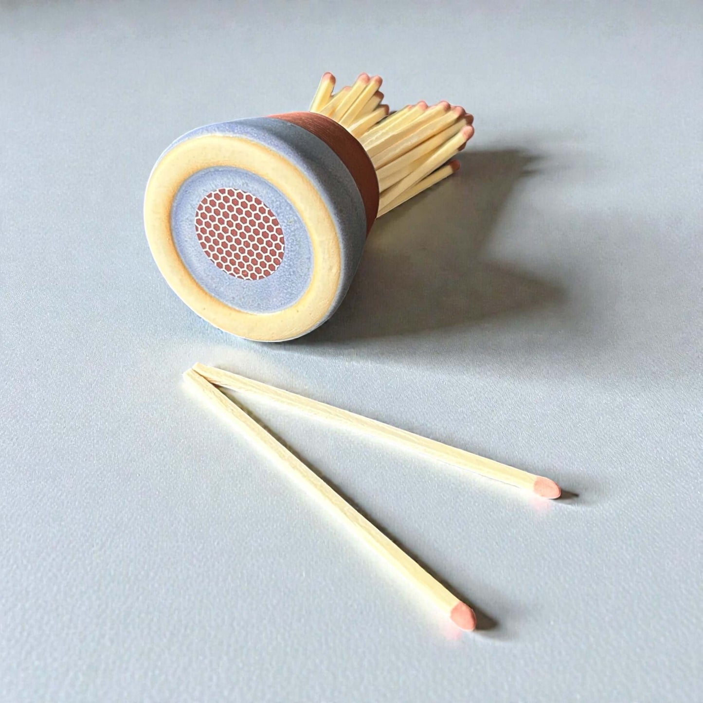 Ceramic Matchstick Holder - Blue